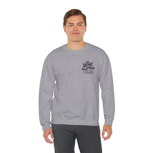 Crewneck Sweatshirt Vintage Derby Graphic